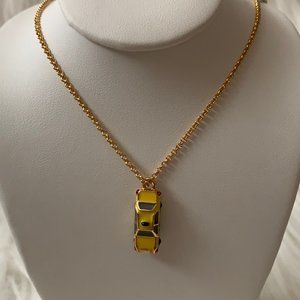 KATE SPADE Ma Cherie Taxi Cab Pendant Necklace